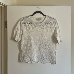 LOFT lace sweater